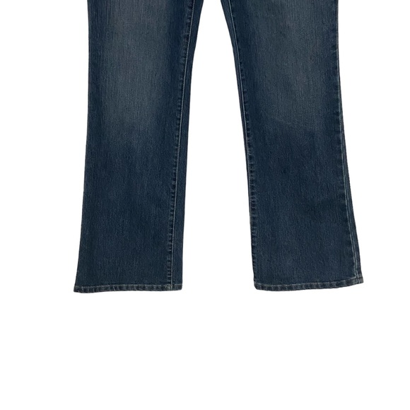 Madison Bootcut Bling Mid Rise Rhinestone Jeans Blue - Picture 3 of 12